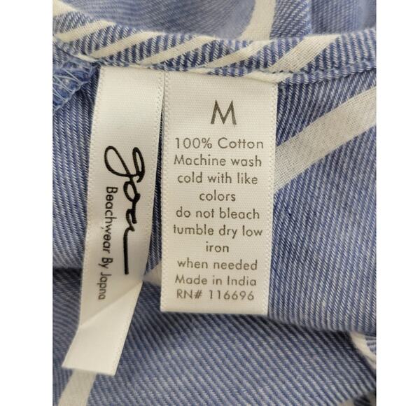 GOA Beachwear By Japna Womens Medium Boho Hippie Beachy Pom Pom Hem Dress - Picture 7 of 7